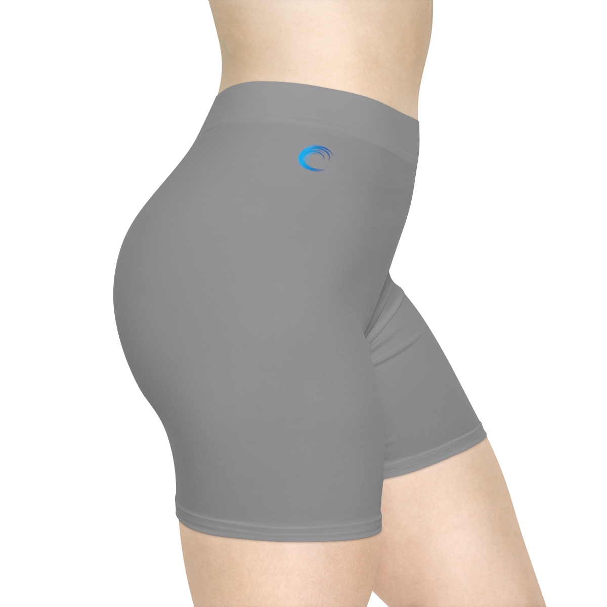 Rippn Surf Women's Wave Grey Athletic Shorts - Image 5