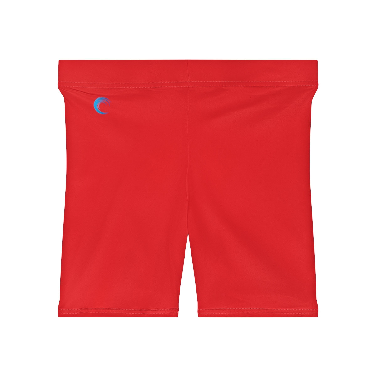 Rippn Surf Women's Wave Red Athletic Shorts - Image 2