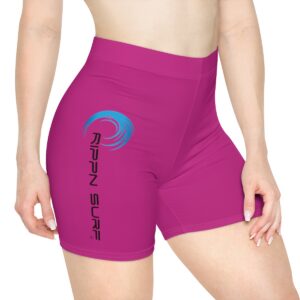 Rippn Surf Women's Pink Vert Wave Athletic Shorts