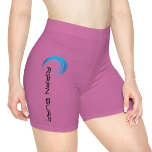 Rippn Surf Women's Light Pink Vert Wave Athletic Shorts