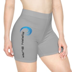 Rippn Surf Women's Light Grey Vert Wave Athletic Shorts
