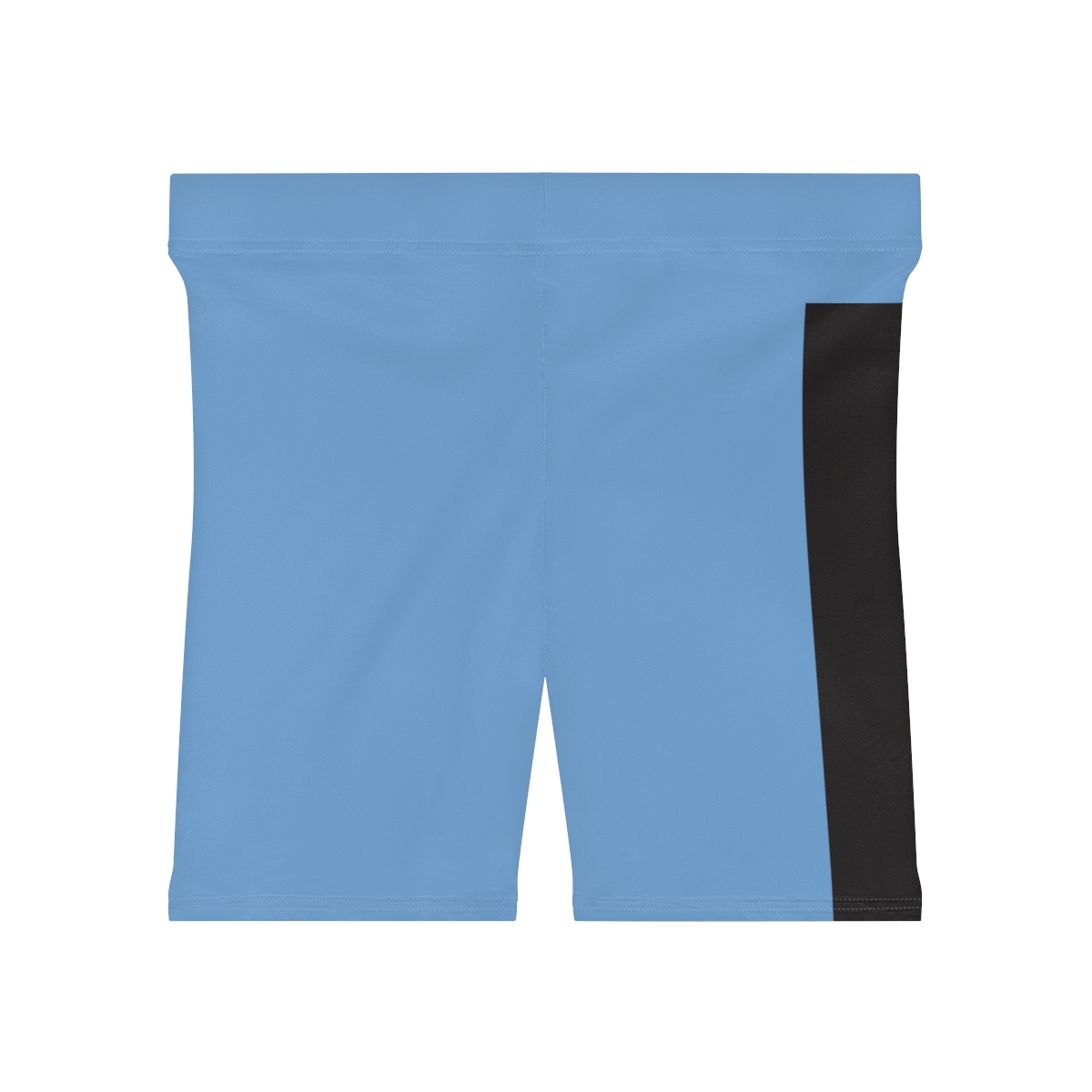 Ripped Women's Black/White Vert Light Blue Athletic Shorts - Image 3