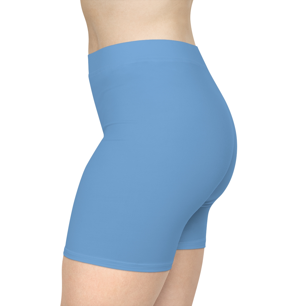 Ripped Women's Black/White Vert Light Blue Athletic Shorts - Image 6