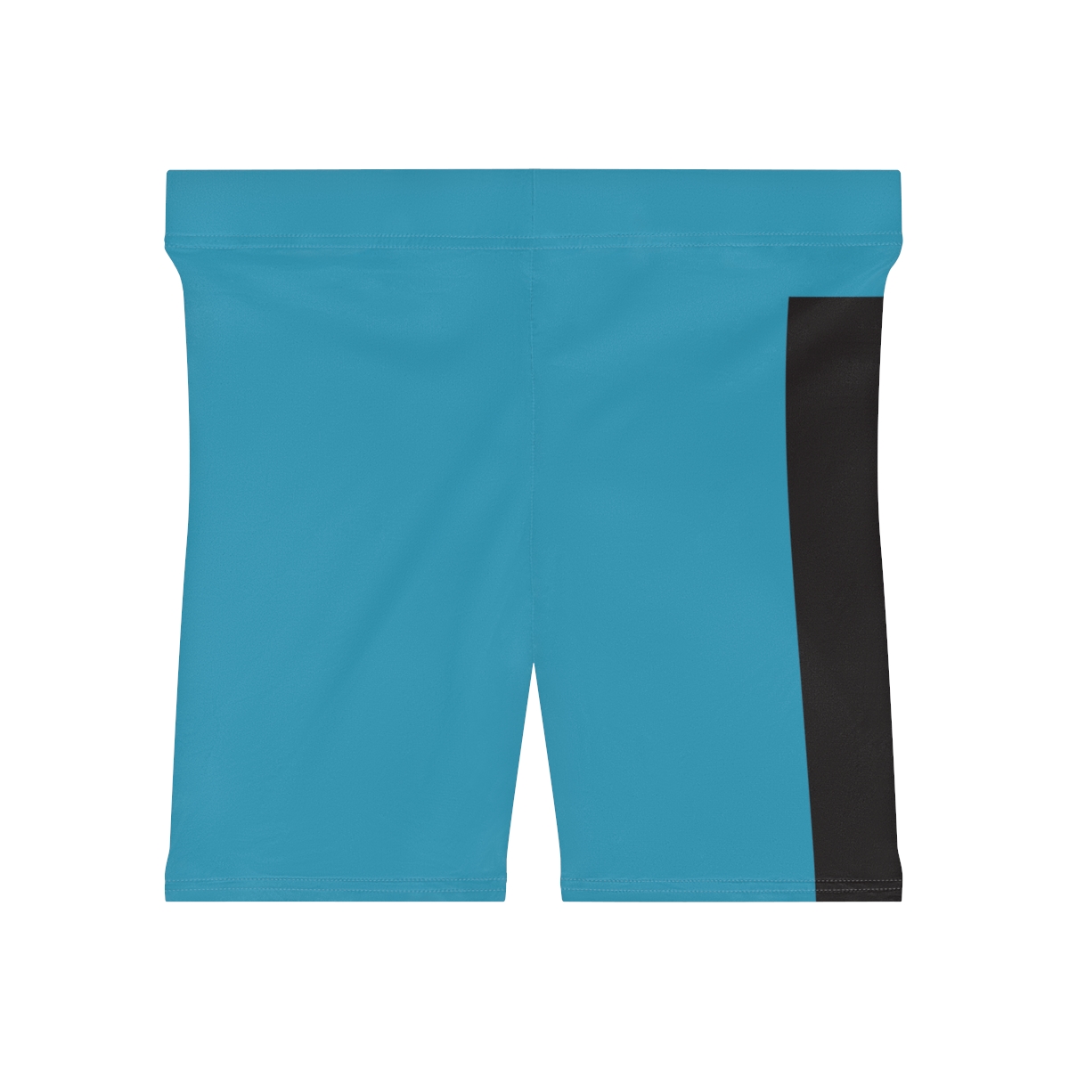 Ripped Women's Black/White Vert Ocean Blue Athletic Shorts - Image 3