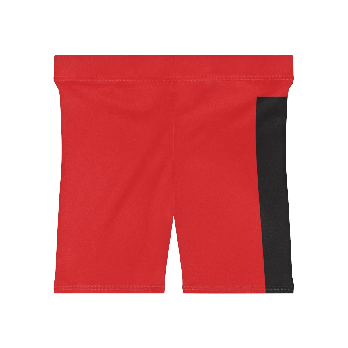 Ripped Women's Black/White Vert Red Athletic Shorts - Image 3