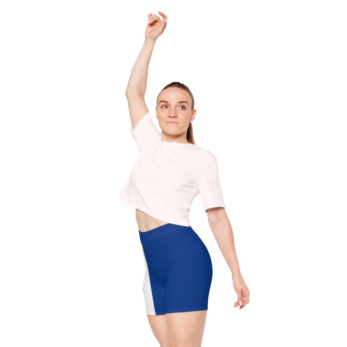 Ripped Women's Dark Blue Vert Athletic Shorts - Image 7