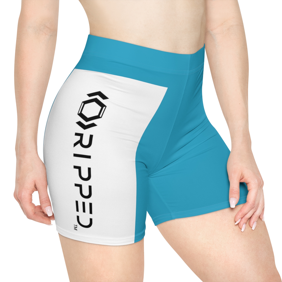Ripped Women's Ocean Blue Vert Athletic Shorts