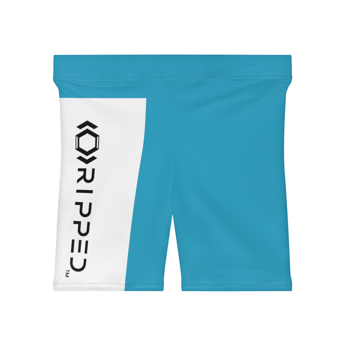 Ripped Women's Ocean Blue Vert Athletic Shorts - Image 2