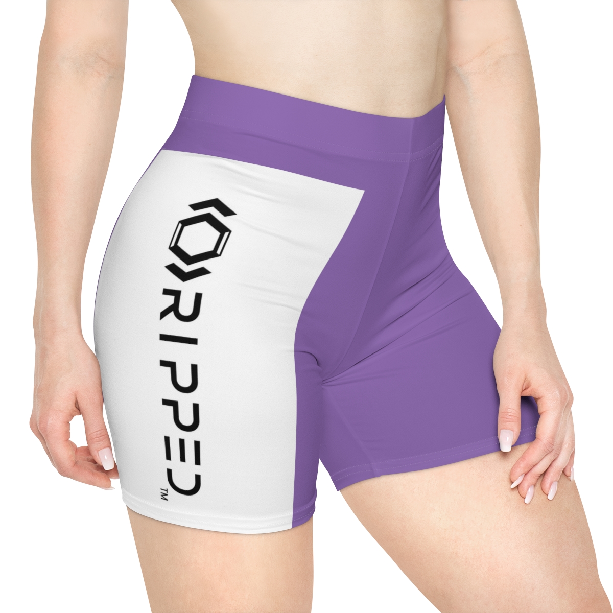 Ripped Women's Purple Vert Athletic Shorts