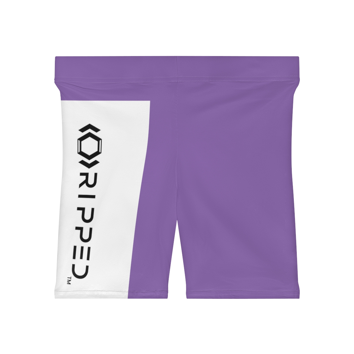 Ripped Women's Purple Vert Athletic Shorts - Image 2