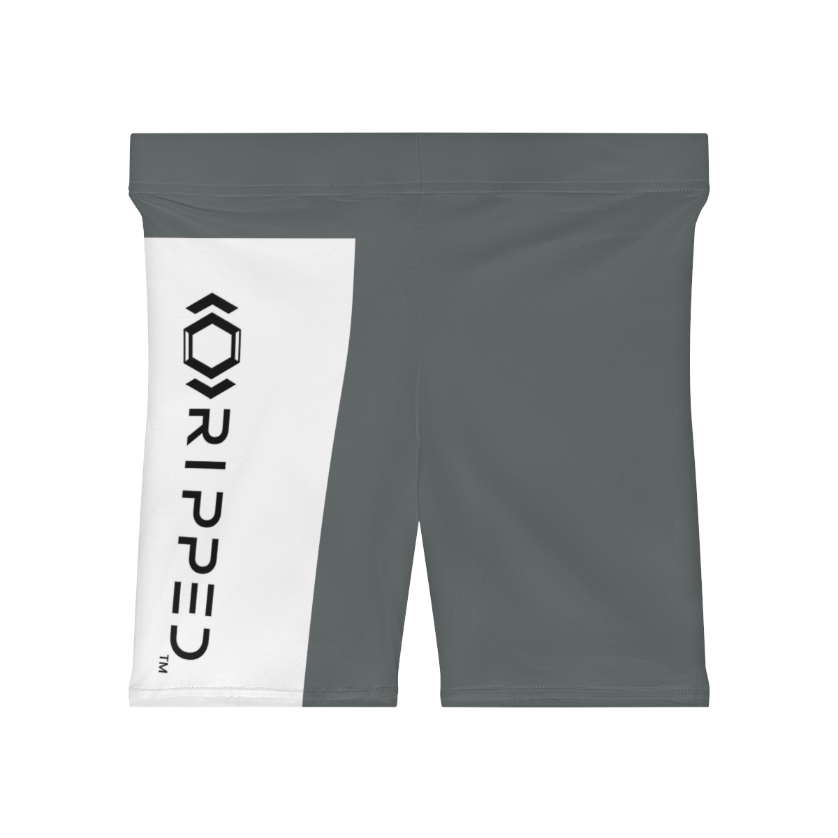 Ripped Women's Dark Grey Vert Athletic Shorts - Image 2