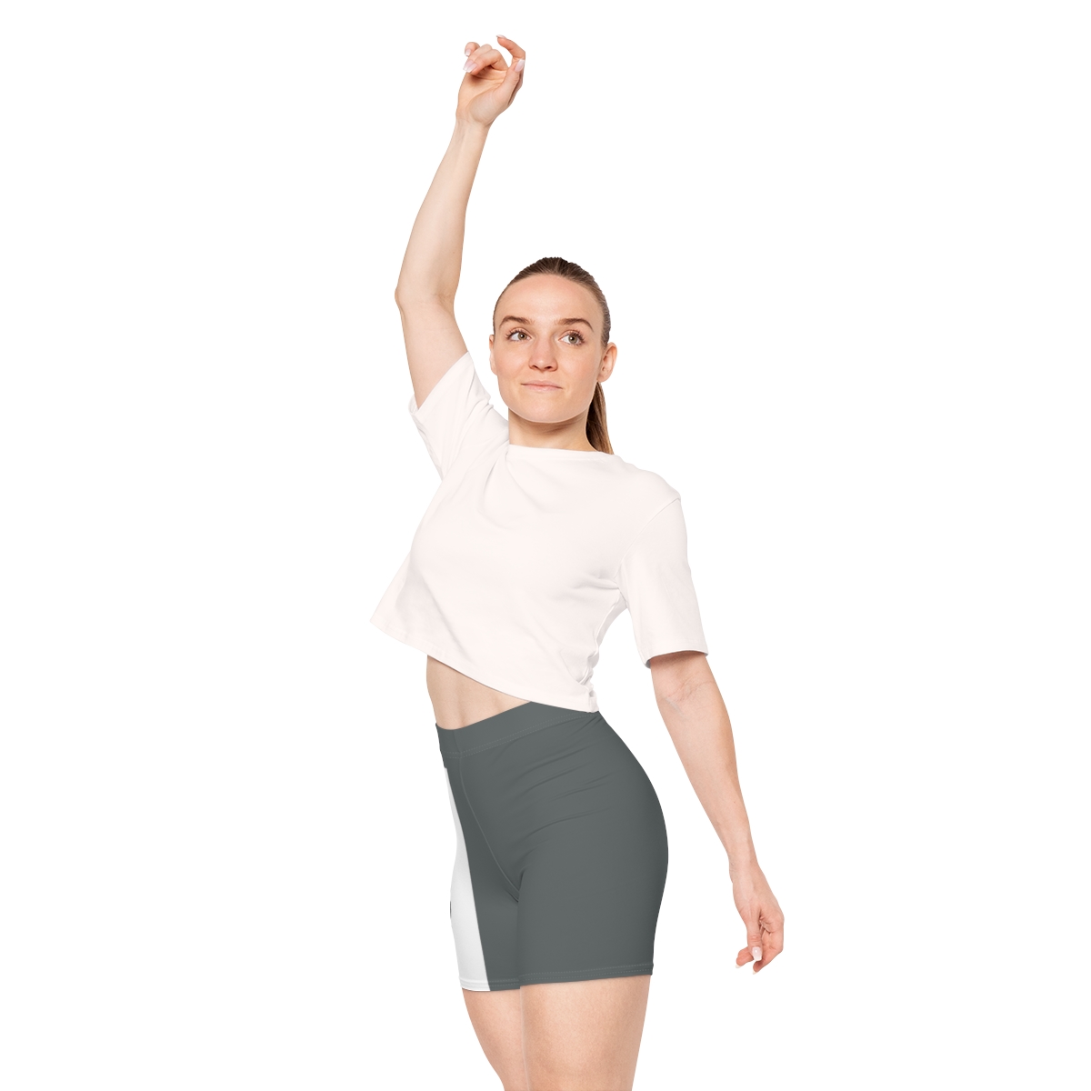 Ripped Women's Dark Grey Vert Athletic Shorts - Image 7