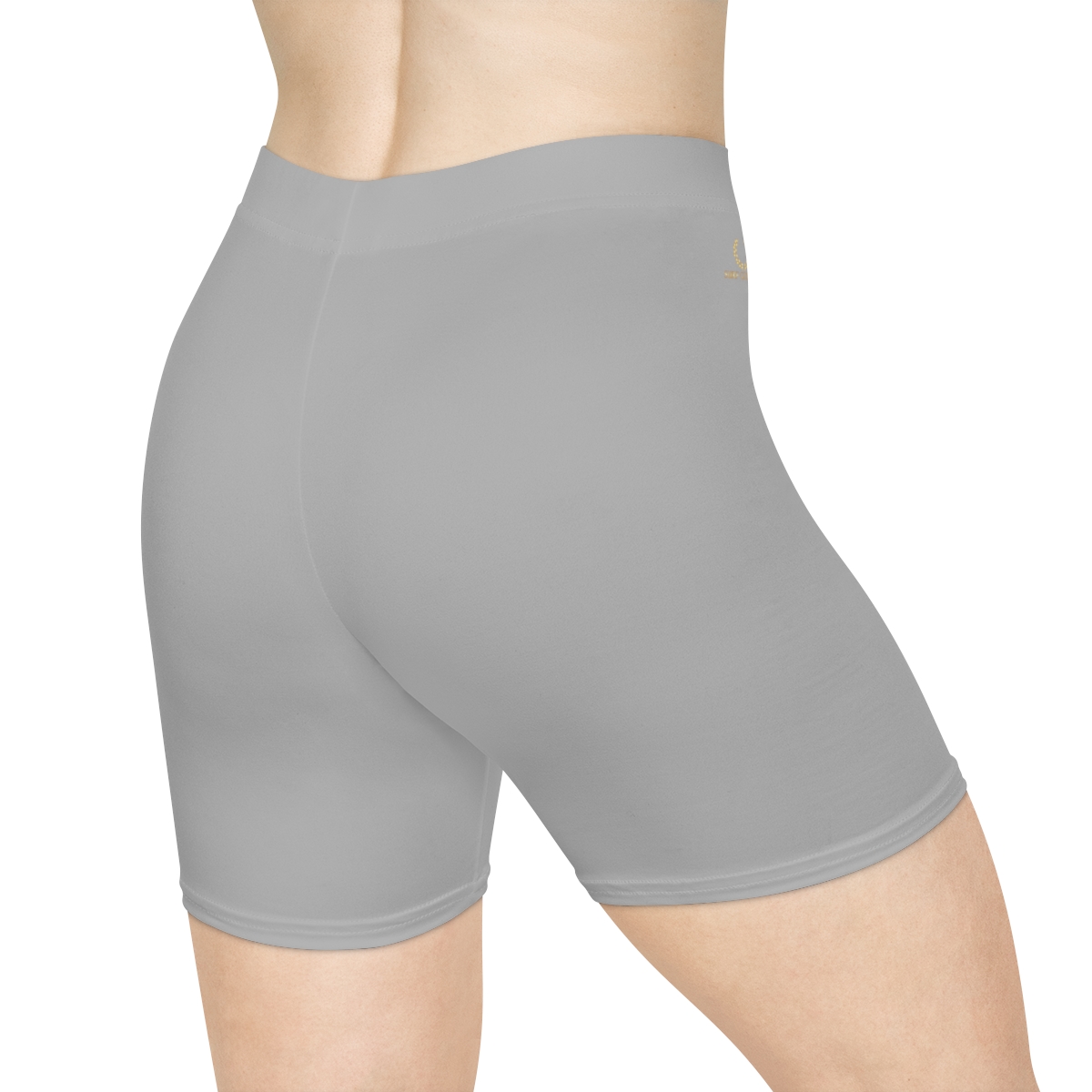 Surf Goddess Women's Light Grey Athletic Shorts - Image 4