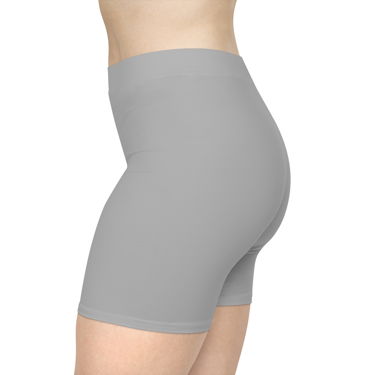 Surf Goddess Women's Light Grey Athletic Shorts - Image 6