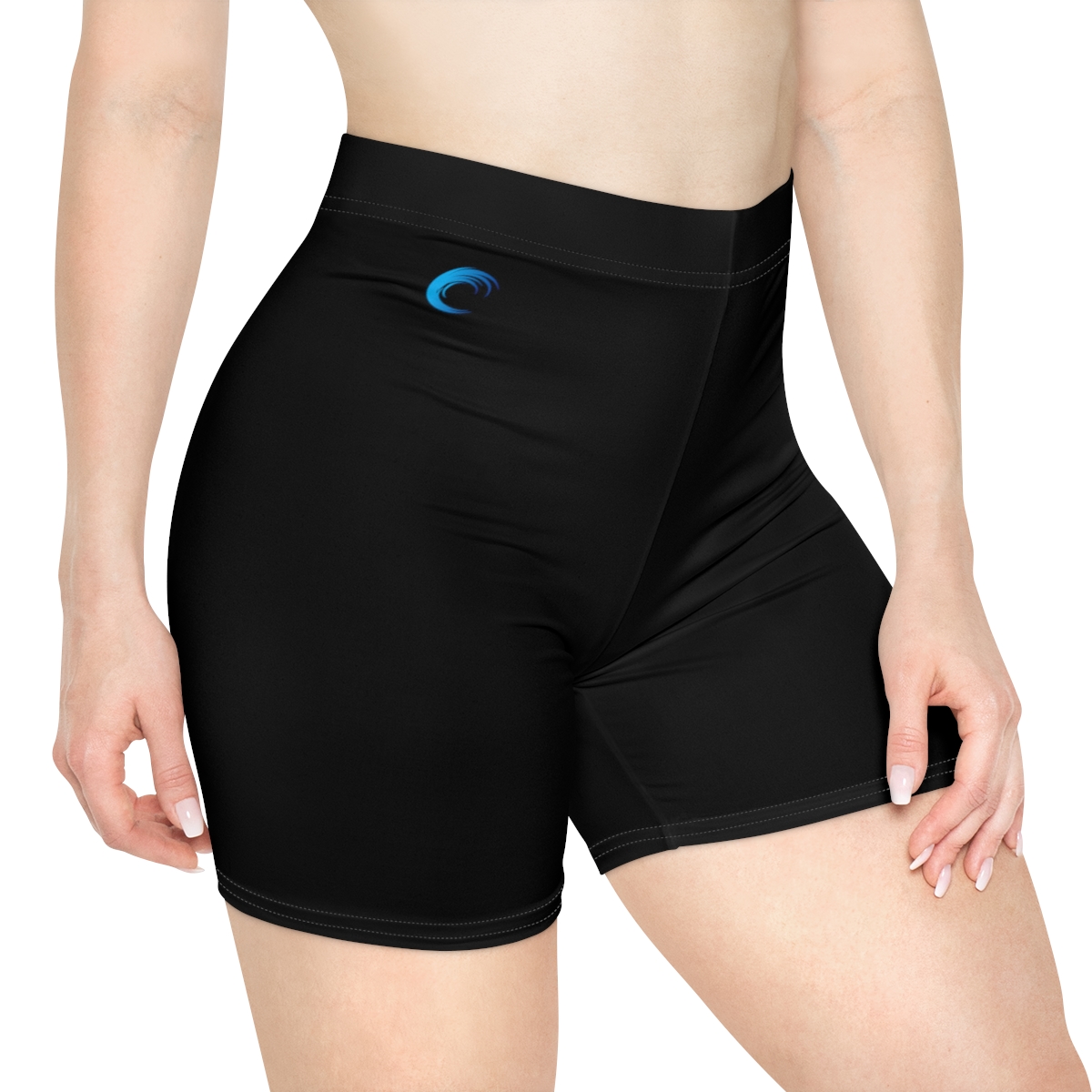 Rippn Surf Women's Wave Black Athletic Shorts