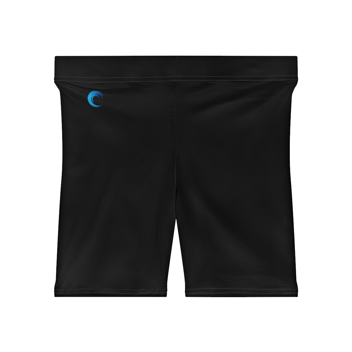 Rippn Surf Women's Wave Black Athletic Shorts - Image 2
