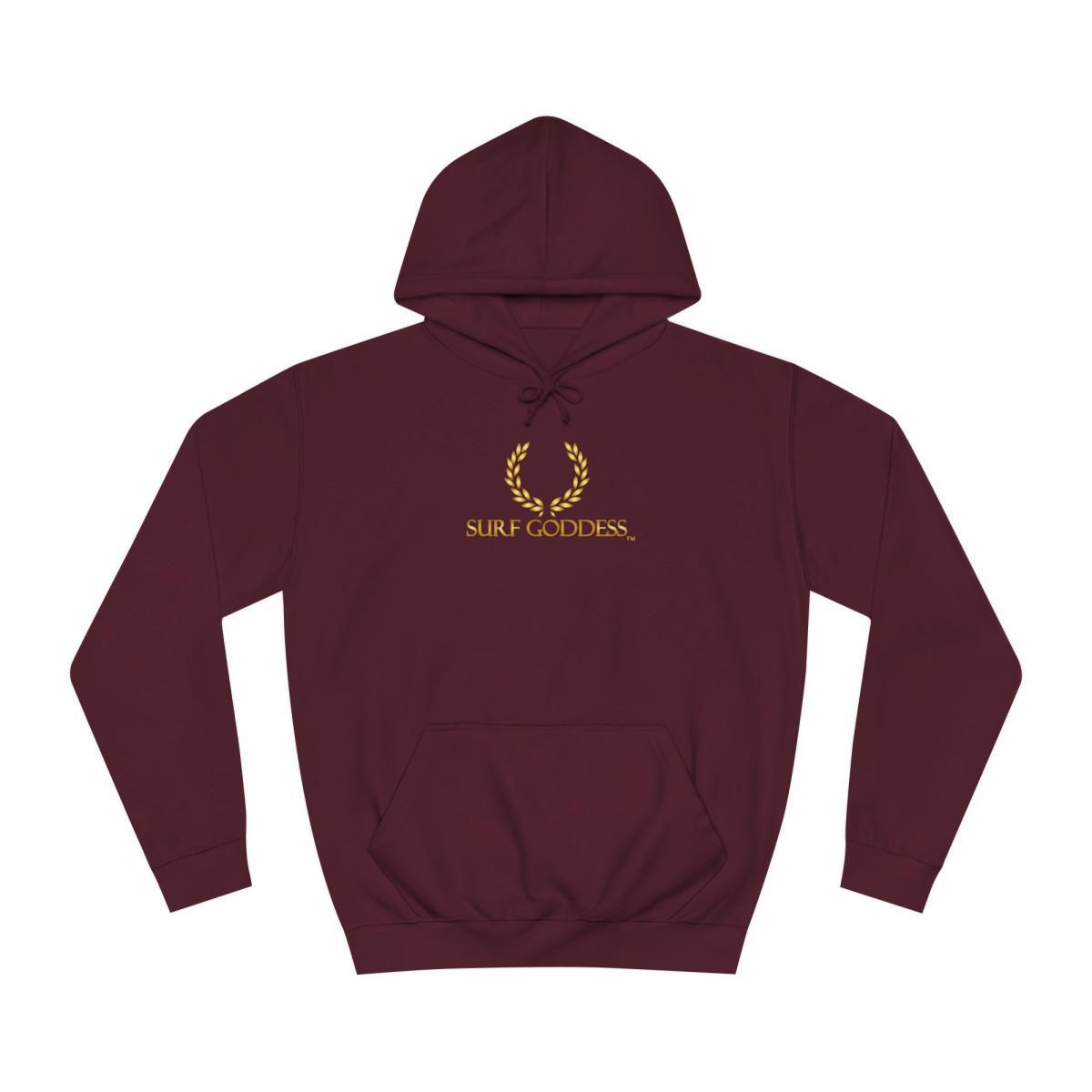 Surf Goddess Women’s Burgundy Hoodie
