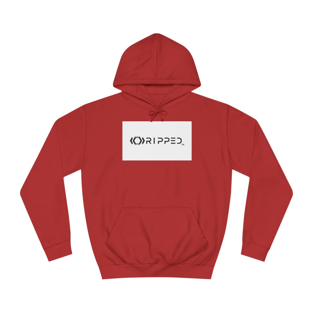 Ripped Men’s Red Hoodie