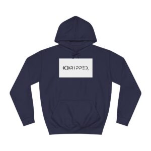 Ripped Men’s Navy Blue Hoodie