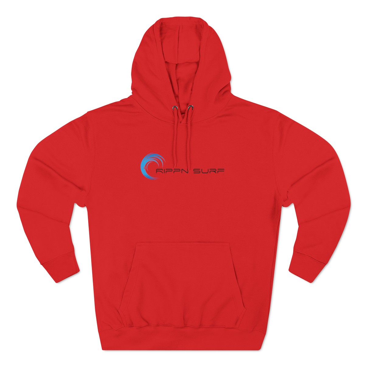 Rippn Surf Men’s Red Fleece Hoodie