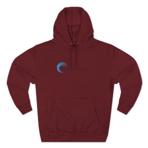 Rippn Surf Men’s Burgundy Fleece Hoodie