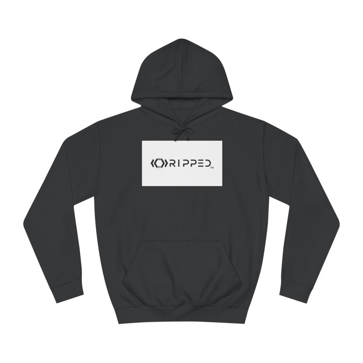 Ripped Men’s Deep Black Hoodie