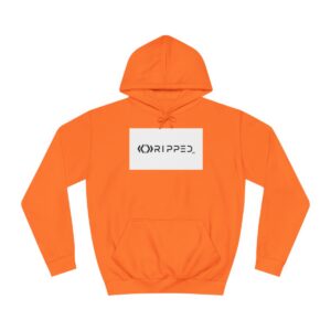 Ripped Men’s Orange Hoodie