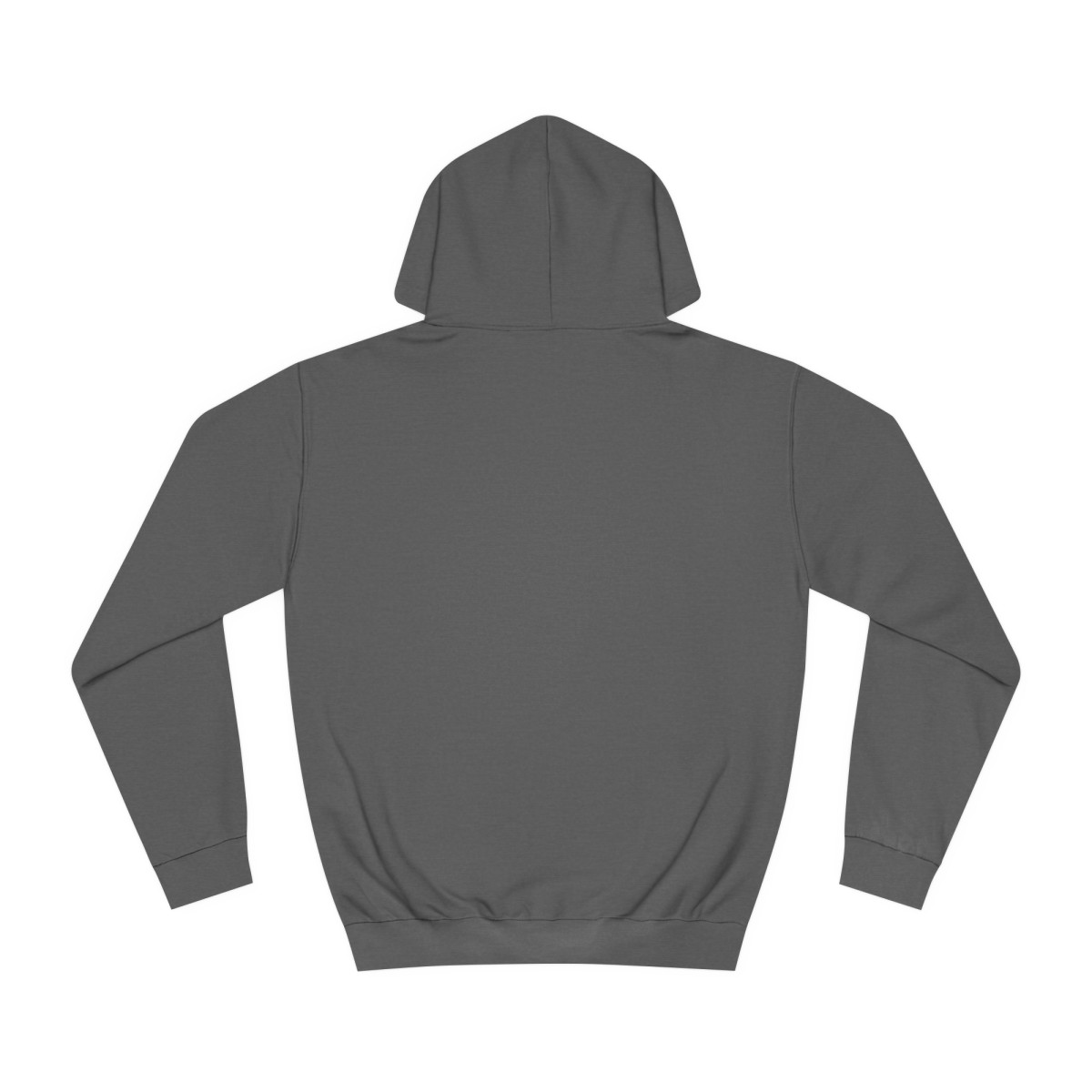 Ripped Men’s Grey Hoodie(Black/White Logo) - Image 2
