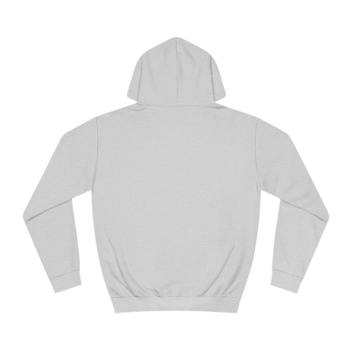 Ripped Women’s Light Grey Hoodie(Black/White Logo) - Image 2