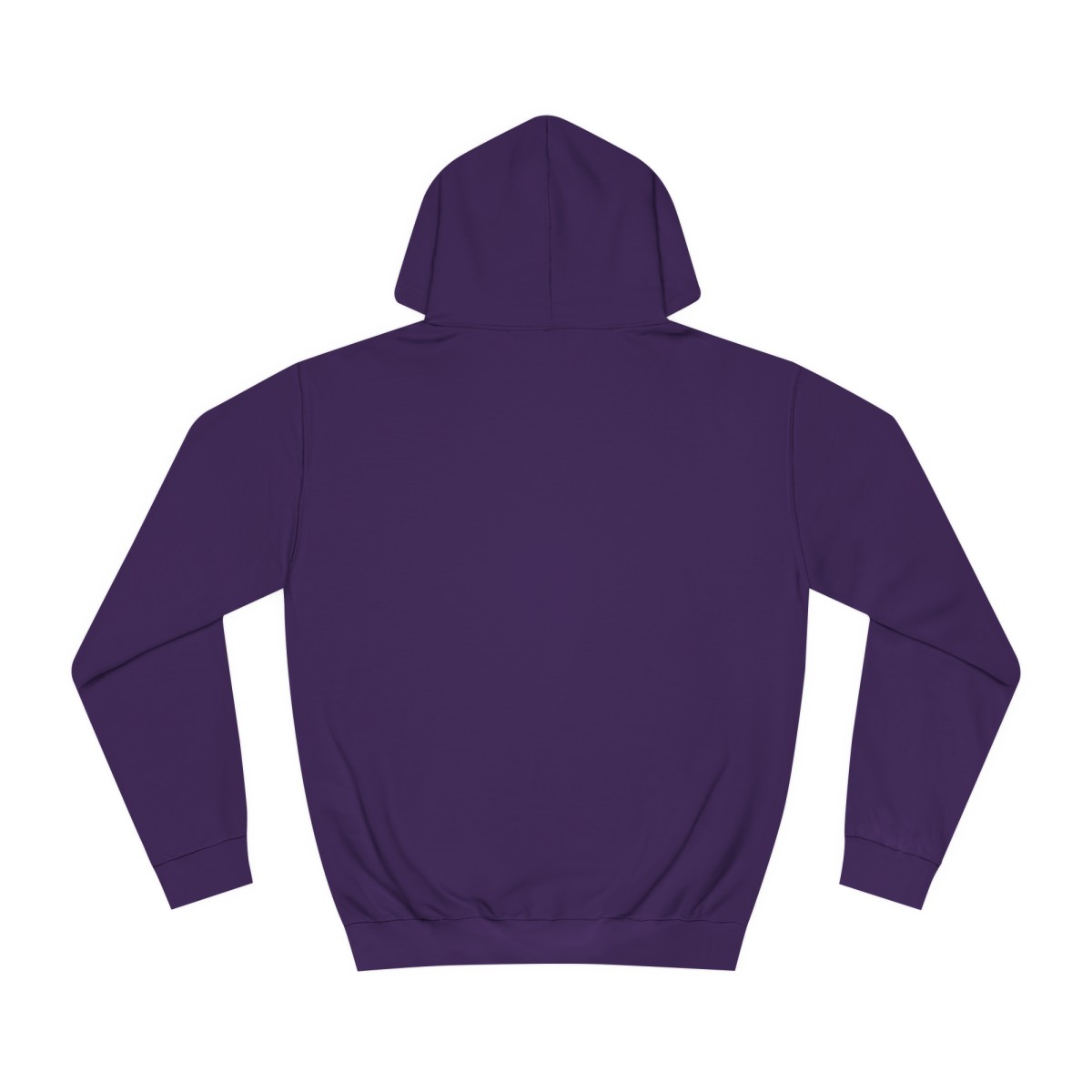 Ripped Men’s Purple Hoodie(Black/White Logo) - Image 2