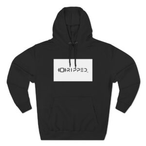 Ripped Women’s Black Fleece Hoodie