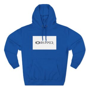 Ripped Women’s Blue Fleece Hoodie