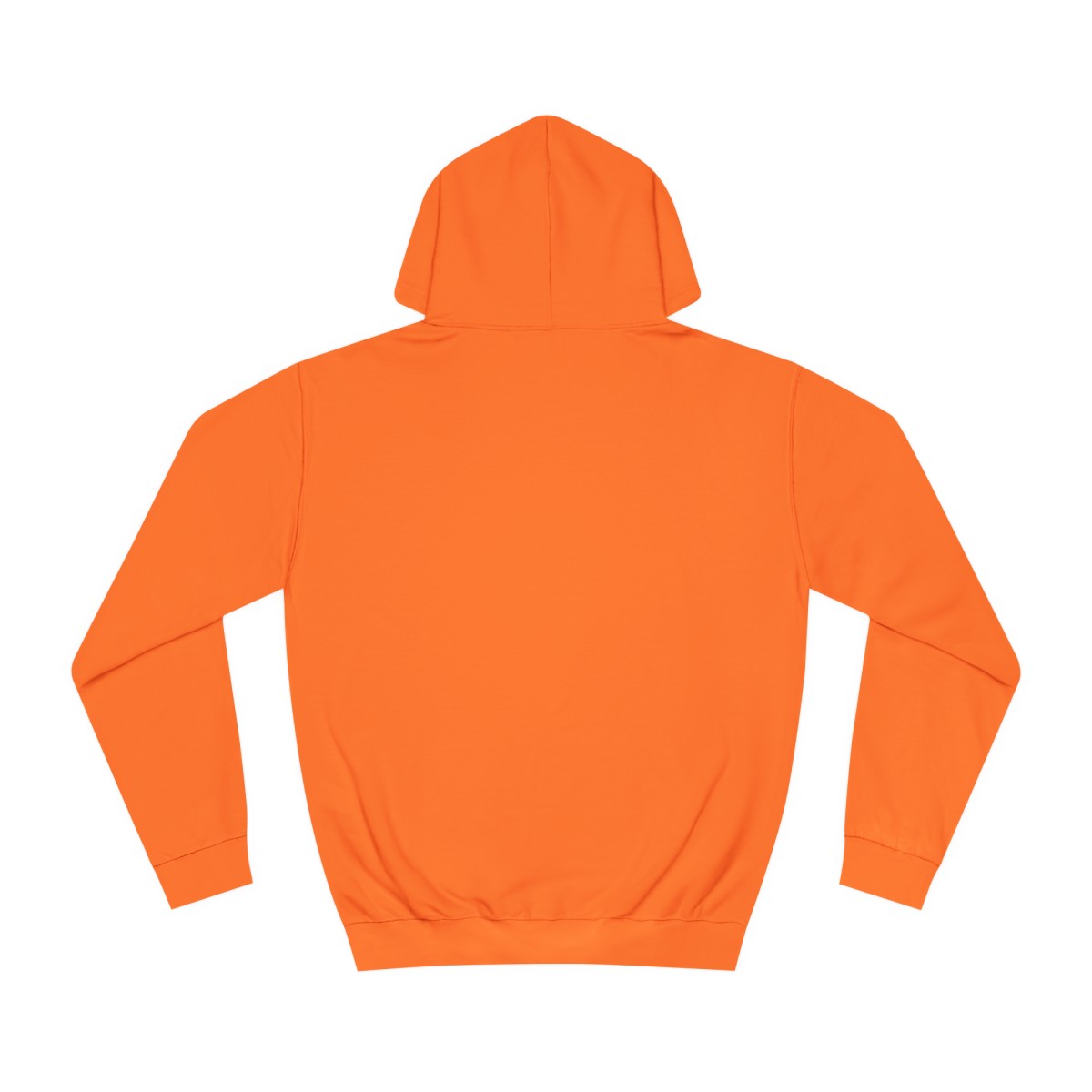 Ripped Women’s Orange Hoodie(Black/White Logo) - Image 2