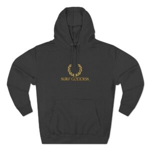 Surf Goddess Women’s Dark Grey Fleece Hoodie
