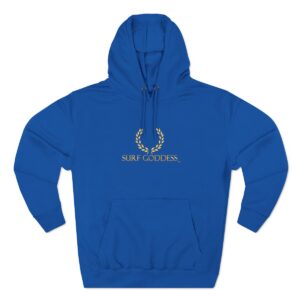 Surf Goddess Women’s Blue Fleece Hoodie