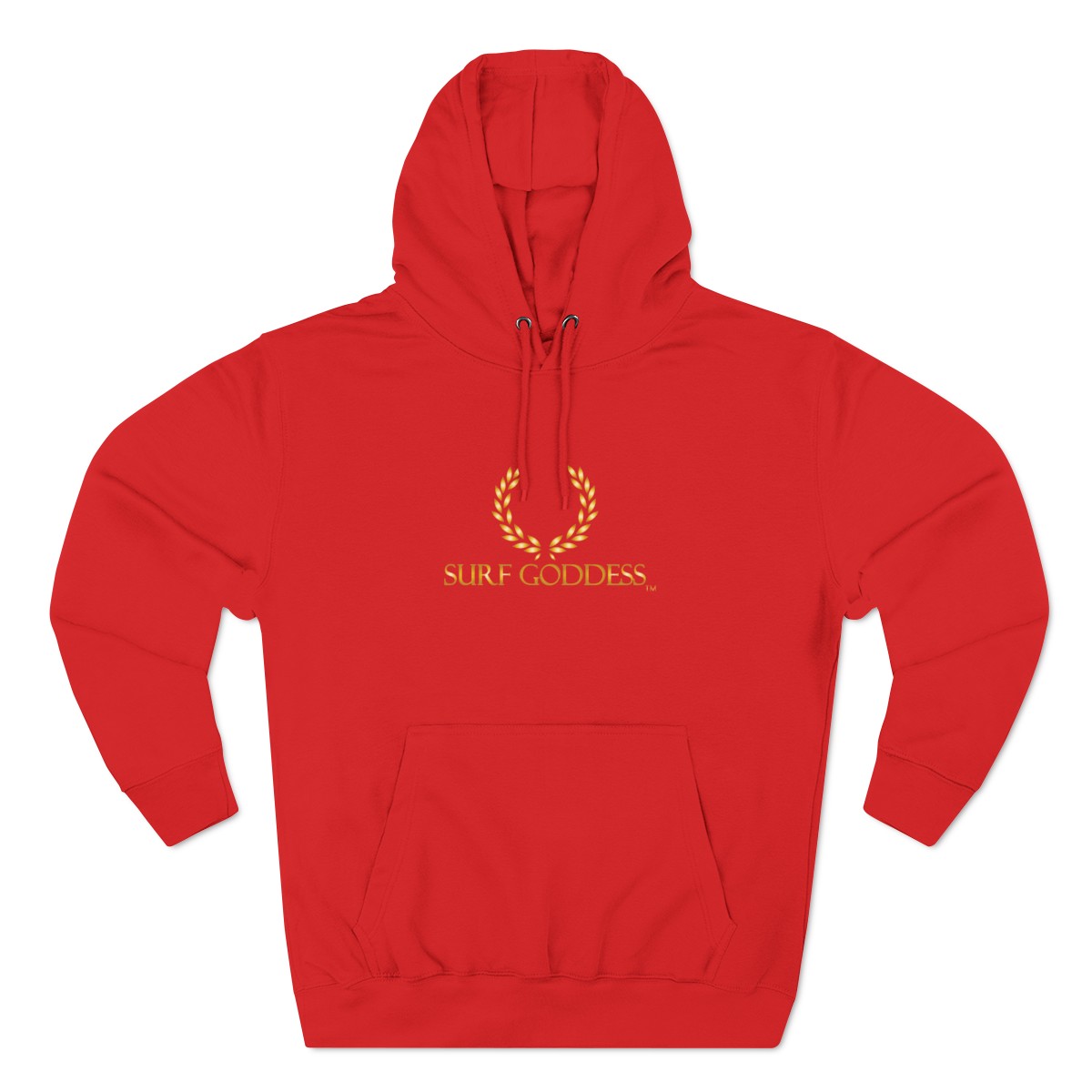 Surf Goddess Women’s Red Fleece Hoodie