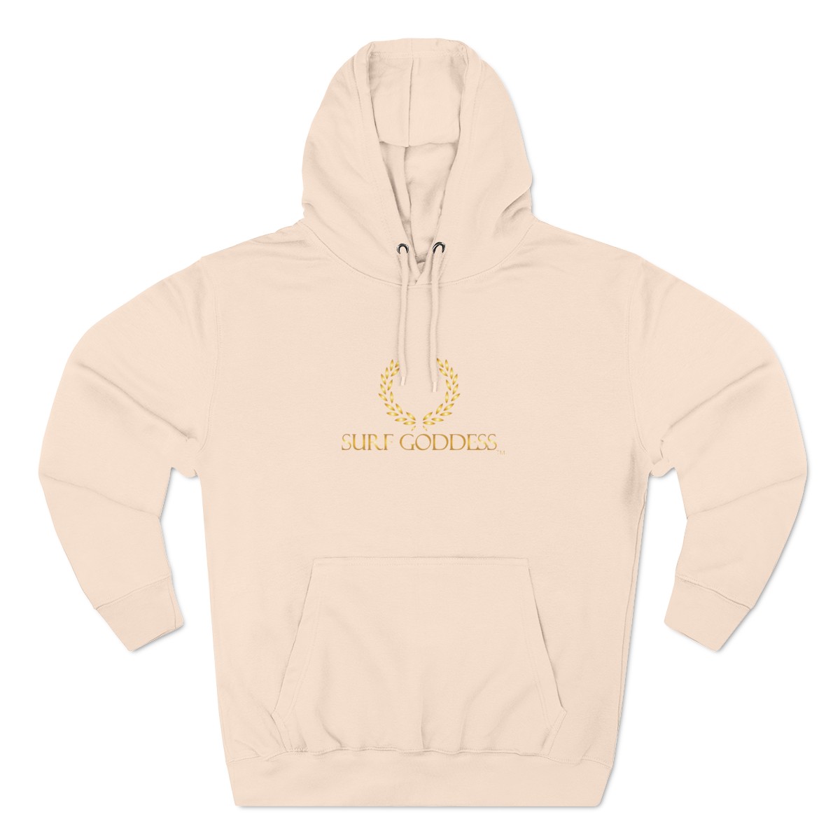 Surf Goddess Women’s Pale Pink Fleece Hoodie