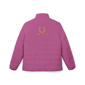 Surf Goddess Frontside Backside Light Pink Women’s Puffer Jacket