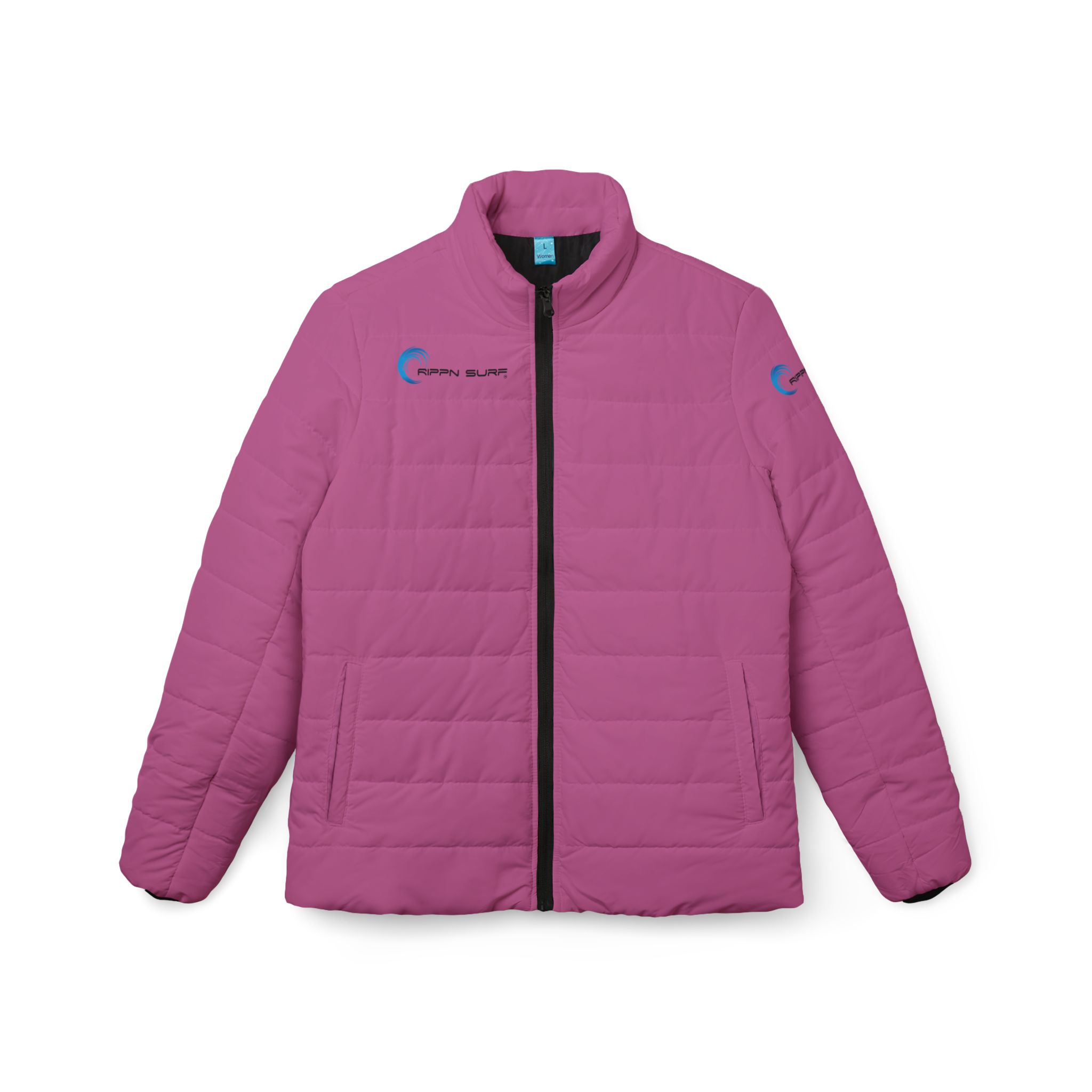 Rippn Surf Light Pink Women’s Puffer Jacket