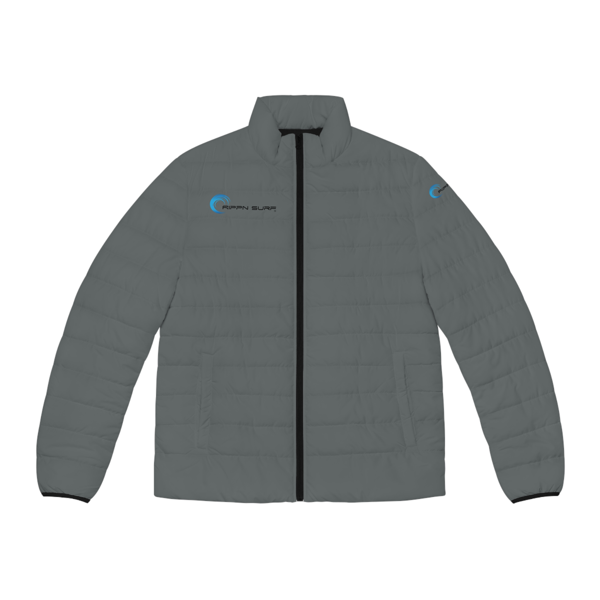 Rippn Surf Men's Dark Grey Puffer Jacket