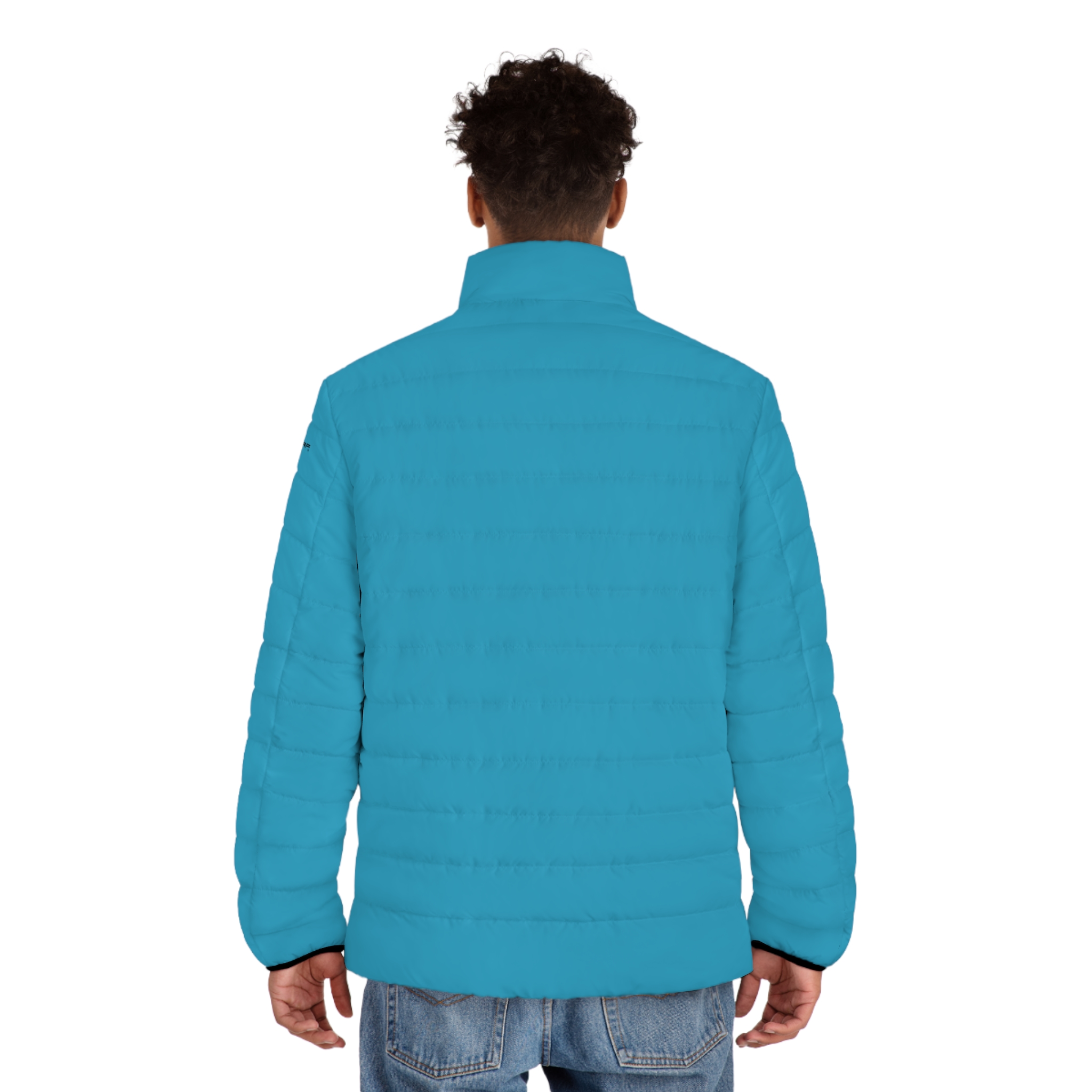 Rippn Surf Men's Ocean Blue Puffer Jacket - Image 4