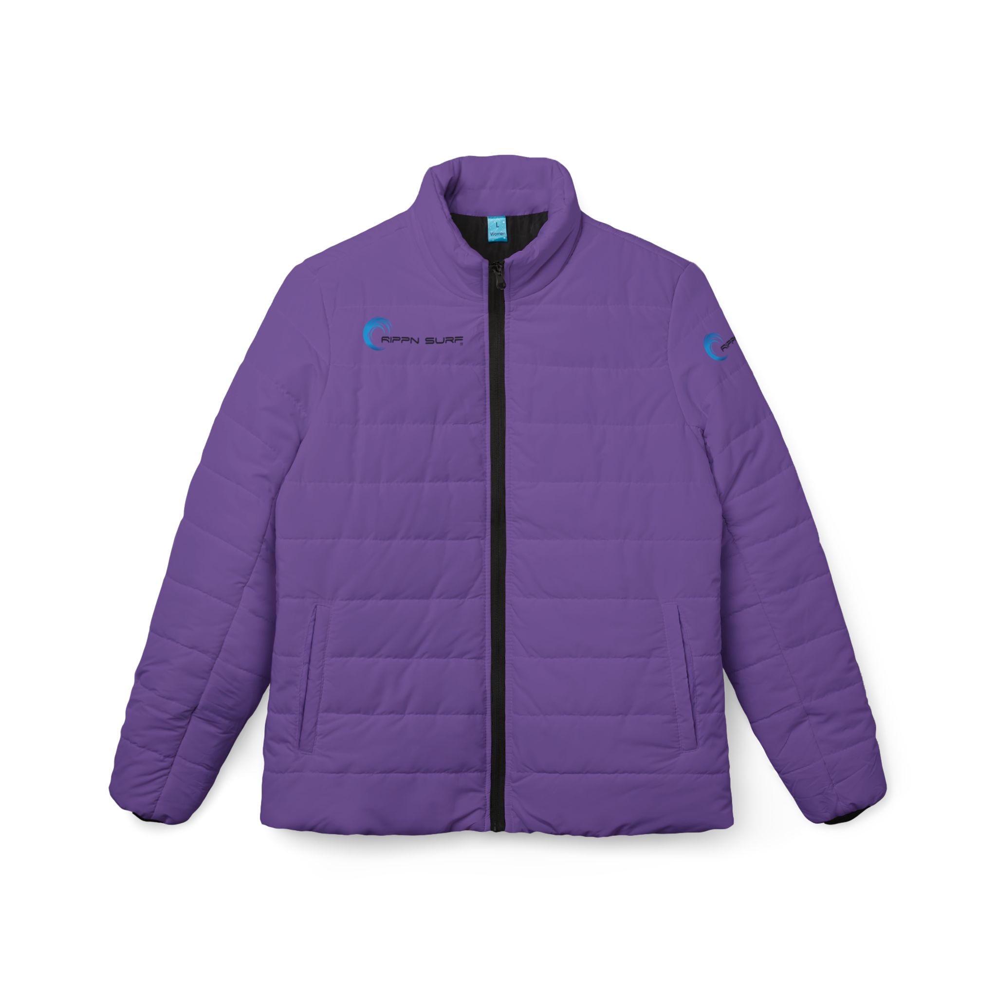 Rippn Surf Light Purple Women’s Puffer Jacket