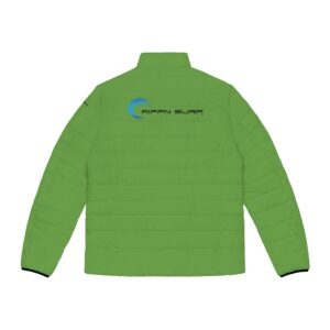 Rippn Surf Backside Wave Men's Green Puffer Jacket