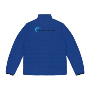 Rippn Surf Backside Wave Men's Dark Blue Puffer Jacket