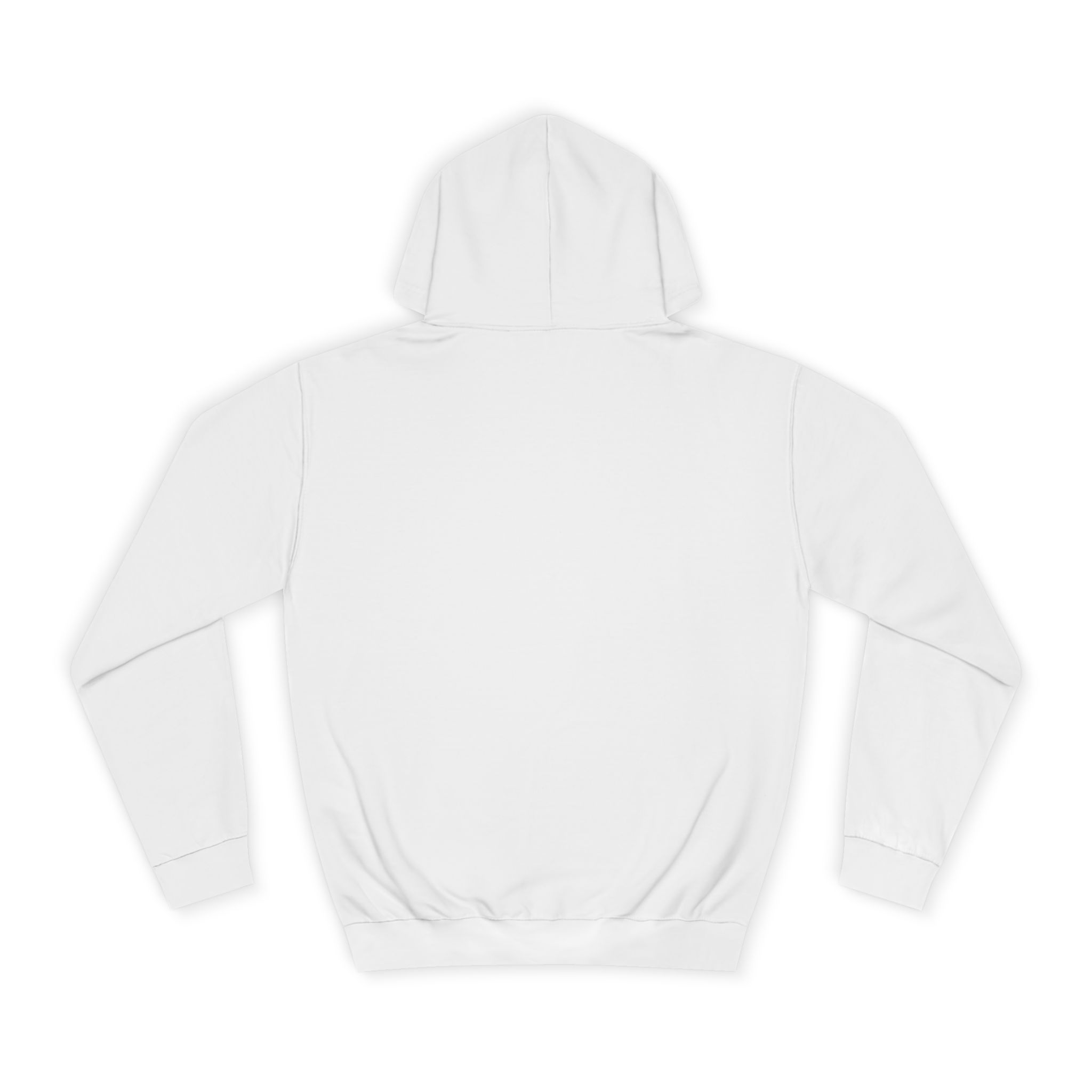 Ripped Men’s White Hoodie(Black/White Logo) - Image 2