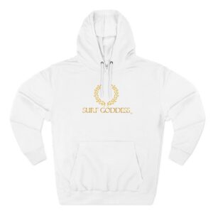Surf Goddess Women’s Burgundy Fleece Hoodie