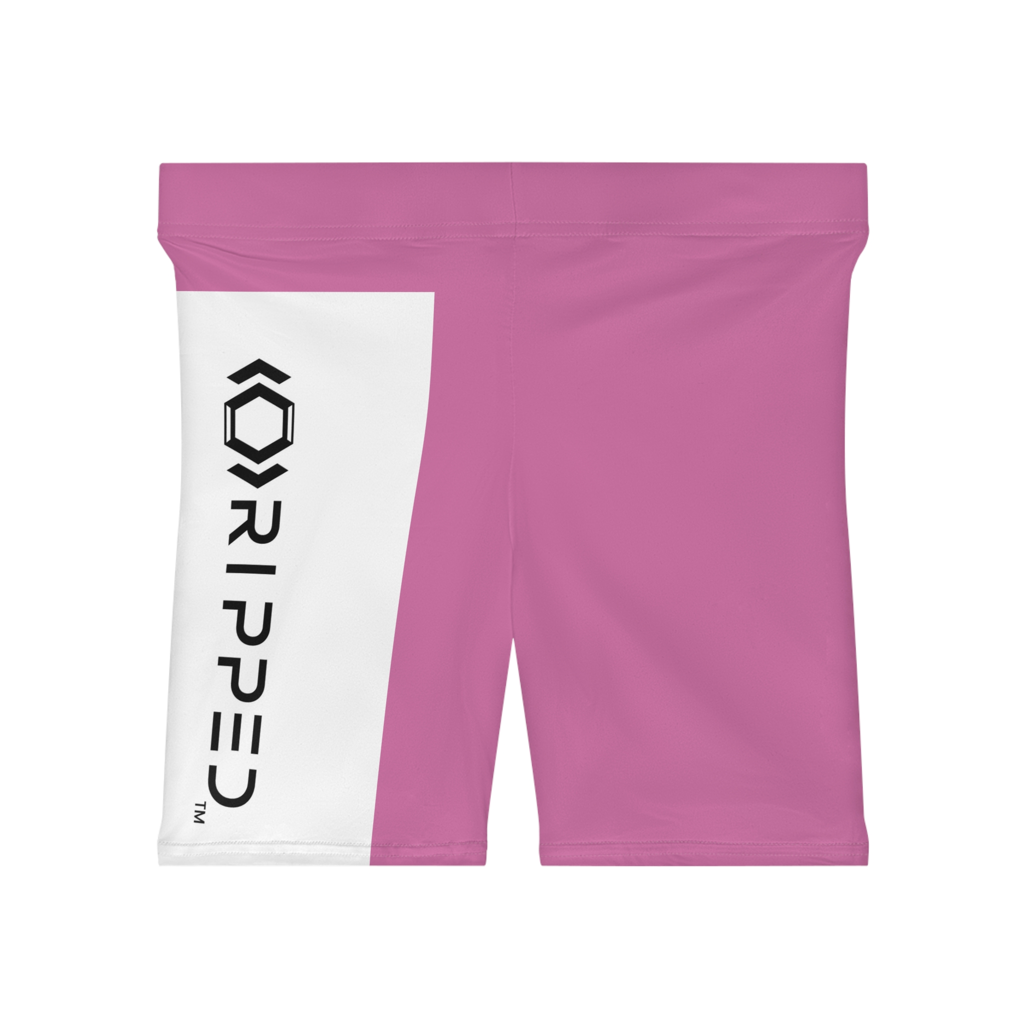 Ripped Women's Light Pink Vert Athletic Shorts - Image 2