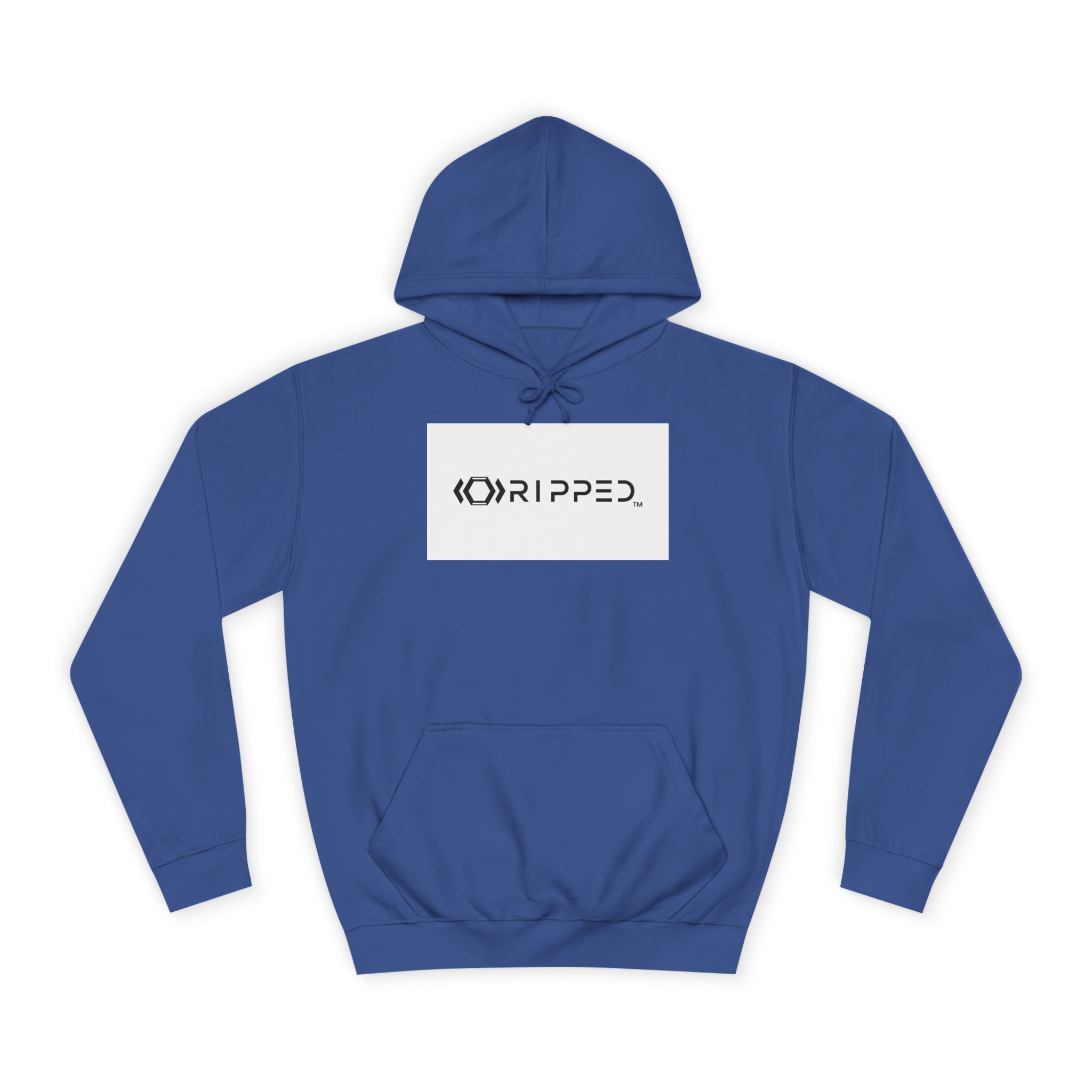 Ripped Men’s Blue Hoodie