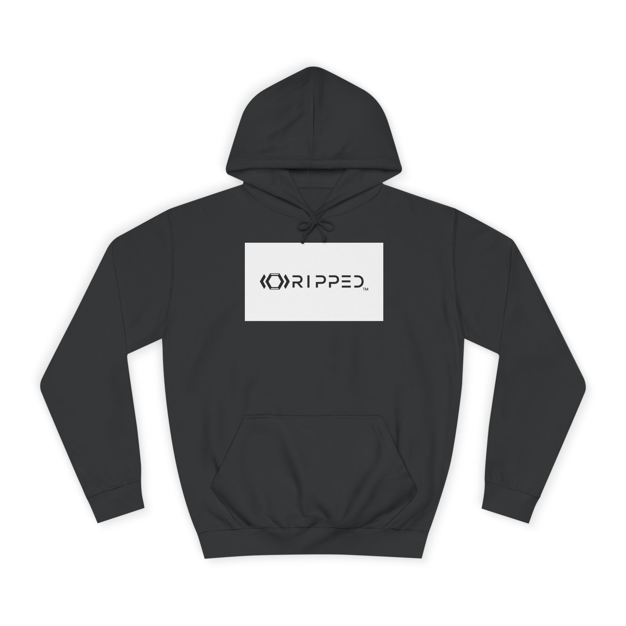 Ripped Men’s Jet Black Hoodie